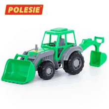 Игрушки POLESIE, трактор Altay экскаватор загрузчик с обратной лопатой, пластиковая Инженерная машинка, Игрушечная модель экскаватора, трактор, игрушка для детей, подарок для мальчиков 2024 - купить недорого