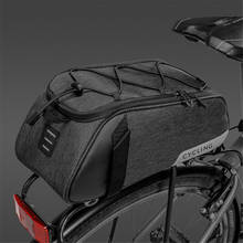 Bolso multifuncional para bicicleta, bolsa para SILLÍN de bicicleta, portaequipajes, mochila de hombro de 7L con reflectante 2024 - compra barato