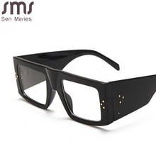 Квадратные оправы для очков для женщин в стиле ретро дизайнерские оптические модные компьютерные очки прямоугольные солнцезащитные очки UV400 2024 - купить недорого