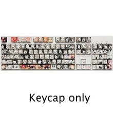 108 Keycaps Anime Keycaps For Mechanical Keyboard 60% OEM Tkl PBT 61/87/104/108 Cherry MX Wear-resistant No Fade 2024 - buy cheap