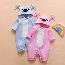 2019 одежда для малышей, Летний комбинезон для новорожденных мальчиков, Хлопковая пижама с длинными рукавами, Комбинезоны для детей 0-12 месяцев, одежда для малышей 2024 - купить недорого