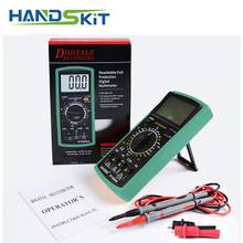 Handskits AC/DC Voltage Meter 20A 1000V Digital  Multimeter Portable Multimeter Resistance Tester Test Tool 2022 - buy cheap