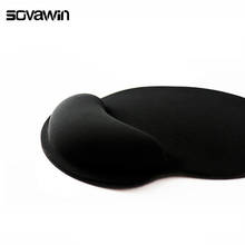 sovawin Build-in Soft Sponge Mouse Pad Anti-skid Ergonomic Mat Gel Wrist Support Gaming Healthy Mousepad for Game PC Computer 2024 - buy cheap