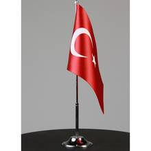 Bandeira turca, equipe de bandeira de mesa, singlemode, feito na turquia 2024 - compre barato