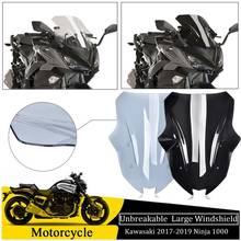 For Kawasaki Ninja1000 Z1000SX Windshield 2017 2018 2019 Ninja 1000 Flyscreen Large Windscreen Airflow Wind Deflector Fly Screen 2024 - buy cheap