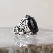 Zirconia-Anillo de plata 925 tradicional turca para hombre y mujer, joyería hecha a mano, regalo de Turquía 2024 - compra barato