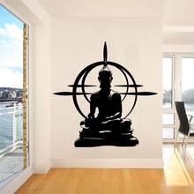 Enlighten-pegatina de pared de Buda Zen, Mural de Yoga Zen, decoración de la habitación del hogar, A001967 2024 - compra barato