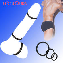 3Pcs 3/4/5cm Silicone Stretchy Cock Penis Condoms Ring Penis Rings Cock Ring Adult Products Delay Male Masturbation Male Sex Toy 2024 - buy cheap