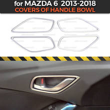 Cubiertas de manejar cuenco para Mazda 6 2013-2018 ABS de moldeo de plástico Decoración Estilo de coche interior 2024 - compra barato