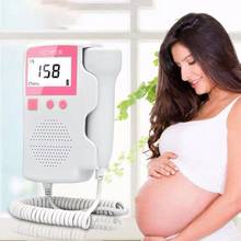 Monitor de frecuencia cardíaca Fetal Doppler para embarazadas, Detector de frecuencia cardíaca, sin estetoscopio de radiación, pantalla LCD de 3,0 mhz 2024 - compra barato
