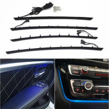 Painel decorativo de porta, candeeiro ambiente para bmw 3 series f30 f31 2024 - compre barato