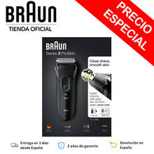 Braun Series 3 Pro Skin 3020s, Afeitadora Eléctrica Para Hombre, Inalámbrica, Recargable, Afeitadora Barba, Máquina de Afeitar 2024 - compra barato