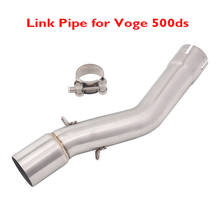Motorcycle Exhaust System Connection Link Middle Link Pipe Connector Section Midpipe for Voge 500ds 2024 - buy cheap