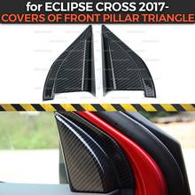 Треугольные накладки на передние стойки для Mitsubishi Eclipse Cross 2017-ABS пластик 1 комплект/2 шт. формовочные украшения для автомобиля 2024 - купить недорого