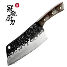 Grandsharp Hand-Forged Kitchen Knives High-Carbon Steel Chef Cooking Chopping Slicing Meat Vegetables Tools Butcher BBQ Cleaver 2024 - buy cheap