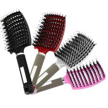 Hair Brush Scalp Massage Comb Hairbrush Bristle&Nylon Women Wet Curly Detangle Hair Brush for Salon Hairdressing Styling Tools 2024 - buy cheap