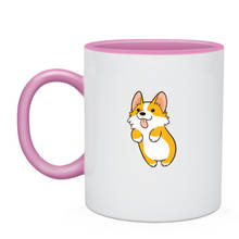 Mug two-color corgi Lapok 2024 - buy cheap