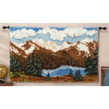 latch hook kits landscape large canvas printed carpet embroidery sale diy rug Foamiran for crafts home decor latch hook kits 2024 - buy cheap