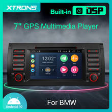 XTRONS 7" Android 10.0 Car DVD Player for BMW X5 E53 1999 2000 2001 2002 2003 2004 2005 2006 Radio TPMS CANbus OBD WIFI DSP 2024 - buy cheap