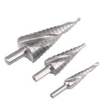 Citop 1pcs HSS 6542 Twist Taper Spiral Groove Drill Cone Cutter Steel Step Cone Hole Triangle Shank  Drill Bit Power Tools 2024 - buy cheap