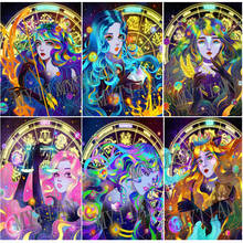 full square/round 5D DIY diamond painting constellation Anime beauty girls Embroidery Pattern Cross stitch kit mosaic home decor 2024 - buy cheap