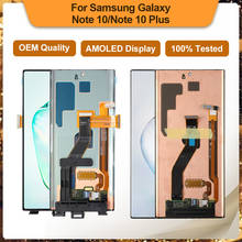 AMOLED LCD for Samsung Galaxy Note 10 Note 10 Plus 100% OEM Display Touch Screen Digitizer Assembly Replacement With Frame 2024 - buy cheap