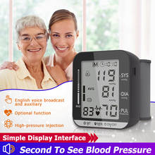 Medical Digital Automatic Wrist Blood Pressure Monitor BP Tonometer Meter Portable Sphygmomanometer Bloeddrukmeter Tensiometer 2024 - buy cheap