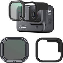 Набор Магнитных фильтров TELESIN CPL, защита объектива CPL, фильтр для Gopro Hero 8 Black Action Camera, аксессуары 2024 - купить недорого