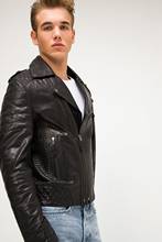 Men's Biker Jacket Genuine Leather Coats Spring Autumn Fashion Design Men's Clothing Casual Use Totally Handmade From Turkey 2024 - buy cheap