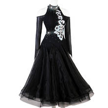 Vestido de salão de baile latina vestido de salão padrão vestidos de competição de dança de salão mq214 2024 - compre barato
