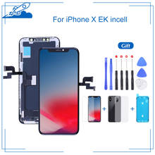 Высокое качество EK Incell для iPhone X LCD дисплей 3D сенсорный экран дигитайзер Запасные части в сборе с подарком 2024 - купить недорого