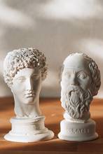 Hermes Socrates Bust Statue Sculpture Living Room Ornaments Home Entrance Modern Abstract Accessor Office Decors Resin Crafts 2024 - buy cheap