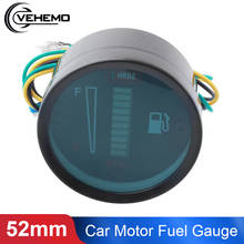 Universal Car Motor Fuel Gauge For Motorcycle 52mm 12V/24V Fuel Level Meter 10 LED Display Digital Fuel Ratio Gauge Car Styling 2024 - buy cheap