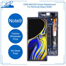 OEM AMOLED Display For Samsung Galaxy NOTE9 N960 N960F LCD Full Assembly Touch Screen Replacement With Frame 2024 - buy cheap
