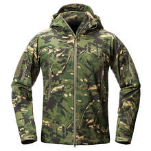 Jaqueta militar tática camuflada, masculina, à prova d'água, multicamadas, roupas de lã, 5xl 2024 - compre barato