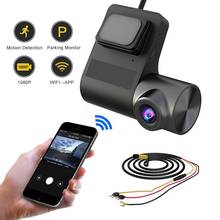 New Wifi Car DVR Camera HD Dash Cam G-sensor 170° Wide Angle Auto Video Recorder With Buck Line For 24 Hour Parking Monitoring 2024 - buy cheap