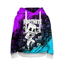 Sudadera para niños 3D Fortnite Marshmello 2024 - compra barato