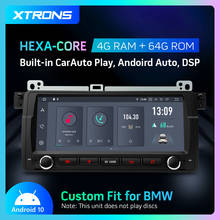 XTRONS  8.8 '' Android 10.0 PX6 Car Stereo GPS for BMW E46 Sedan For Rover 75 For MG ZT DSP Carplay  WIFI NO DVD 4+64GB 2024 - buy cheap