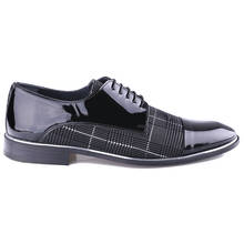 Genuine Leather Black Men's Classic Shoes 2024 - купить недорого