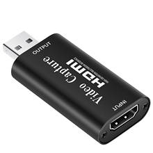 Neewer-tarjeta de captura de Audio y vídeo, HDMI a USB 1080p, USB2.0, grabación a través de videocámara DSLR, Cámara de Acción para adquisición de alta definición 2024 - compra barato