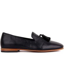 Sail-Lakers Genuine Leather Men Loafers Black Men Casual Shoes